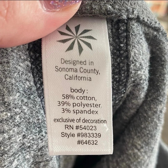 ATHLETA Gray Hilltop Knit Jogger Pants. Size XXS. - Picture 6 of 7